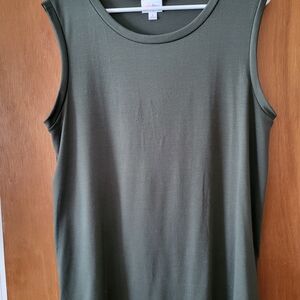 LuLaRoe Army Green Tank Top